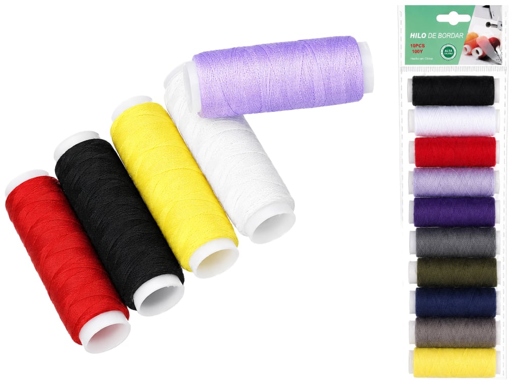 Set konca za šivenje, 10 kalemova